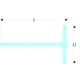 Clé mâle 6 pans à poignée en T 84TC
