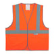 Gilet haute visibilité de signalisation BILLES orange