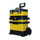 Coffre roulant avec Trolley bimatière - 56,8 x 73 x 38,9 cm