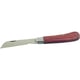 Couteau dénude-câbles pour électricien avec manche bois - 100 mm