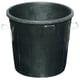 Poubelle de chantier en caoutchouc - 75 L - noir