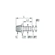 Raccord à compression douille annelée pour tube en polyamide 0136