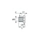 Bouchon bout de tube laiton pour raccord à compression 0125 - M12