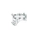 Nourrice de distribution aluminium double femelle 3313 - G1/2 G1/4 - 5 sorties