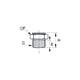 Silencieux compact mâle 0673 - laiton - G1/4