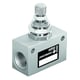 Régleur de débit pneumatique en ligne encastrable série 346 - NBR,aluminium - G3/8