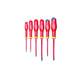Jeu de 6 tournevis isolés 1000 Volts PROTWIST® ATDVE.J6PB Plat et Pozidriv®