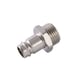 Embout mâle pour coupleur pneumatique 821 - DN10 mm - laiton nickelé - 1/2