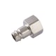 Embout femelle pour coupleur pneumatique 822 - DN10 mm - laiton nickelé - 1/2