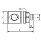 Coupleur de sécurité mâle cylindrique ISO C 0B141