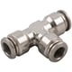 Raccord instantané Té 60230X - 8 mm - acier inoxydable 316L