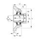 Palier complet auto-aligneur applique TCJ XL - 137 mm