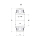 Roulement pour palier auto-aligneur UK G2 - Diamètre intérieur : 55 mm - Diamètre extérieur : 100 mm