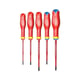 Jeu de 5 tournevis isolés 1000 Volts PROTWIST®ATD.J5TVEPB - Plat et Pozidriv®