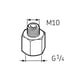 Raccord pour graisseur automatique LAPN - M10
