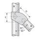 Raccord KEEKLAMP té à 1 entrée orientable 30° à 60°