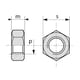 Écrou hexagonal HU DIN 934 Inox A2