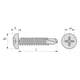 Vis autoperceuse tête cylindrique empreinte Phillips® zingué