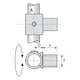 Raccord KEEKLAMP té pivot - 42,4 mm