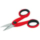 Ciseau d'électricien avec manche bimatière rouge 140 mm