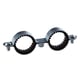 Collier de fixation acier double isophonique