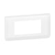 Plaque de finition MOSAIC - 1 poste - blanc - 82x153 mm