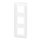 Plaque de finition MOSAIC - 3 poste - blanc - 82x224 mm - sens de montage : vertical