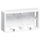 Cadre en saillie pour appareillage  orizontal 1P 4M MOSAIC - 154 x 83 x 40 mm - blanc