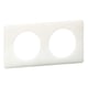 Plaque pour appareillage CELIANE LAQUE - 2 poste - blanc