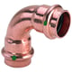 Coude cuivre 90° à sertir femelle 2416