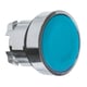 Tête de bouton-poussoir affleurant Harmony XB4 - 22 mm - bleu