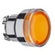 Tête de bouton-poussoir lumineux BA9s Harmony XB4 - 22 mm - orange