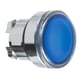 Tête de bouton-poussoir lumineux LED Harmony XB4 - 22 mm - bleu