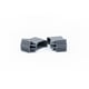 Sabot enveloppant à embase pour échelle Gris 66X22 mm par Paire