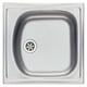 Évier de cuisine inox 1 cuve ETX610 à encastrer