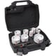 Coffret de 9 scies trépans HSS EASY-CLIP + accessoires - 22 à 86 mm