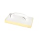 Taloche rectangulaire en plastique avec semelle en éponge - 280 x 140 mm