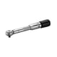 Clé dynamométrique à déclenchement à cliquet amovible R.372 - 1-5 N.m - 1/4" - Longueur : 185 mm - Carré d'attachement : 9 x 12 mm