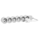 Rallonge multiprises extra-plate - cordon 1,5 m - 6 prises 2P+T - blanc / gris