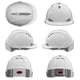 Bandes réfléchissantes CR2 gris pour casques EVOLite® (lot de 10)