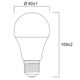 Lampe LED TOLEDO GLS A60 - E27 - 1521 Lm - 2700 K - 13 W