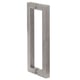 Poignée de tirage double carré inox 304 hauteur 300mm longueur 325 mm
