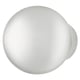 Bouton de meuble boule polyamide diamètre 23 mm blanc