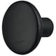 Bouton de meuble rond frêne laqué noir