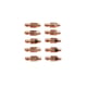 Tube contact MIG M8 - renforcé - (CuCrZr) - Ø 1 mm - 10 pièces