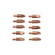 Tube contact MIG M6 - (Cu) - Ø 0,8 mm - 10 pièces