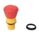 Bouton-poussoir tournant arrêt d'urgence série 800FP-MT-PX - D=40 mm - plastique - 22,5 mm - rouge - 800FP-MT44PX02
