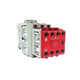 Contacteur de sécurité 100S-C - 3 pôles principaux NO - contacts auxiliaires : 2NO+3NF - 9 A - Tension d'actionnement : 24 VCC