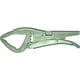 Pince étau à grande capacité bec extra long - Capacité d'ouverture profil rond 100 mm - Capacité d'ouverture profil carré 95 mm - Longueur totale 270 mm - Poids 710 g