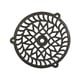 Grille d'aération ronde en fonte